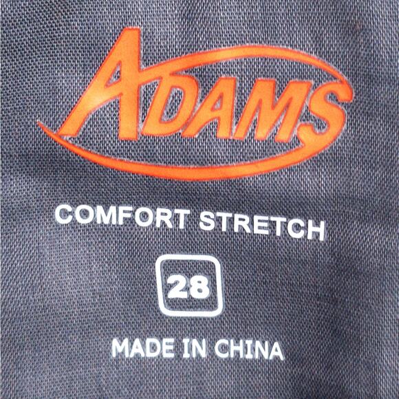 Adams Men's Umpire Pants 28W Comfort Strech Gray Pleated Expandable Waist BBSB - Picture 3 of 15